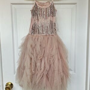 Tutu Du Monde Blush and Silver Sequin Dress